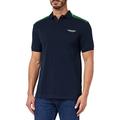 HACKETT LONDON Herren Am Col Block Polohemd, Blue (Navy), M