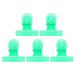 Nail Art Clips - Multi-Functional Plastic Nail Nail Shape Fixing Nail Art Equipment Clips Nail Fixing Tools Mounting Brackets For Nail Art Equipment 5Pcs 4 Colors(Green)