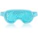 Eye Mask Cooling Reusable Eye Mask with Gel Beads for Hot Cold Therapy Pain Relief Mask and Eye Pillow for Puffy Eyes Stress Relief Migraine Headache and Sinus Pain(Light Blue)