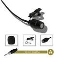 4Pin Xlr 3.5Mm Lavalier Lapel Microphone For Sennheiser For Shure Wireless Black