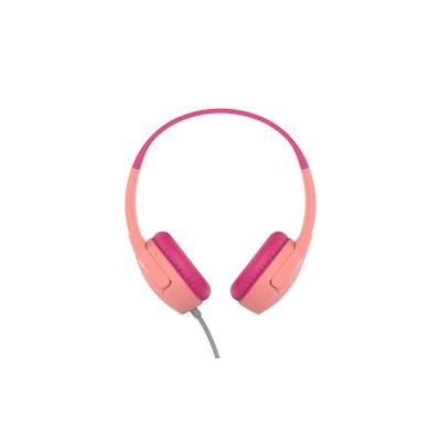 Belkin SoundForm Mini Kopfhörer Kabelgebunden Kopfband Anrufe/Musik/Sport/Alltag Pink Image