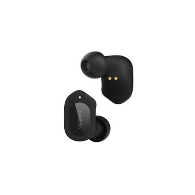 Belkin SOUNDFORM Play Kopfhörer Kabellos im Ohr Anrufe/Musik USB Typ-C Bluetooth Schwarz