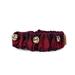 Jingle Dog Collar in Red Ombre, Medium, Gray