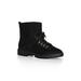 WIDE FIT Jackie Lace Up Ankle Boot - black
