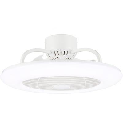 Deckenventilator SONNENKÖNIG "Orbit, Leistung 75W, Laufruhig, 1 / 2 / 4 h Timer, Fernbedienung", weiß, B:55cm H:25,4cm T:55cm, Ventilatoren, 3 Stufen, Memory Funktion, LED-Licht in 3 Stufen Image