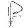 Pre-rinse Kit Single Pedestal & 12" Bowl Filler Tap Complete AJPR20-BF2 for MECHLINE AQUAJET