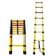 telescopic ladder Fiberglass Folding Ladder, Heavy Duty 2M/3M/4M Tall Extension Ladders for DIY Builder Work Decor Indoor Outdoor, Easy to Store, Load 150kg (Size : 3m/9.8ft)