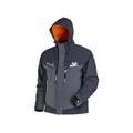 Norfin Rebel Pro Insulated Gray Rain Jacket - Mens Gray Medium 596002-M
