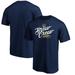 Men's Fanatics Branded Navy Milwaukee Brewers Team Adrenaline T-Shirt