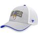 Women's Fanatics Branded Heather Gray/White Los Angeles Rams Fundamentals Trucker Adjustable Hat