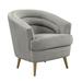 Jules Light Grey Velvet Accent Chair - TOV-IHS68541