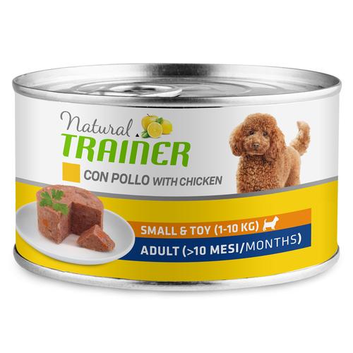 12 x 150 g Natural Trainer Small & Toy Adult Huhn Nassfutter Hund