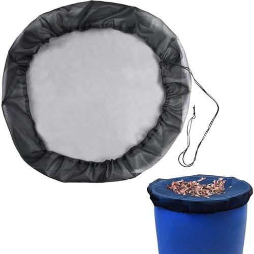 Oreng 1 Pice Filet pour Citerne de Pluie 97 cm Housse pour Tonneau de Pluie avec Cordon de Serrage