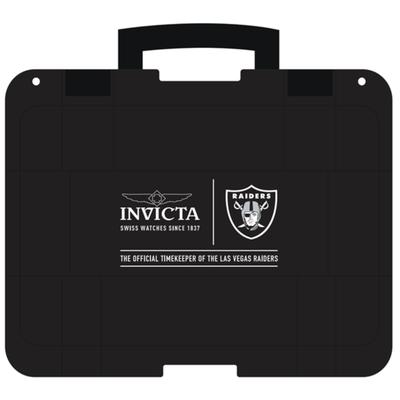 Invicta Las Vegas Raiders 8-Slot Dive Impact Watch Case Black (DC8-RDRBLK)