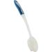 1PACK 16 In. White & Blue Bath Brush Body Scrubber