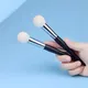 1pcs Goat Hair Blush Brush Stippling Makeup Brush Cosmetic Powder Natural Blooming Blusher