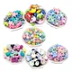 Cute-idea 10pcs/lot Various Styles Silicone Beads Rodent Teeth Care Teething Ring DIY Baby Pacifier