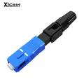 50/100pcs FTTH UPC/APC Single Mode Fiber Optic Fast Connector SC Quick Connector FTTH Tool Cold