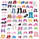 NK Hot sale Doll Shoes Colorful Cute Heels Fashion Hangers For Barbie Doll Accessories High