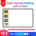 MIXITO 16:9 Ratio Hight-density Portable Foldable Projection Screen 1080P 3d 4K HD Projector Movie