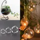 6/8/10/12Cm Mini Creative Clear Glass Round Hanging Candle Tea Light Holder Candlestick Home For