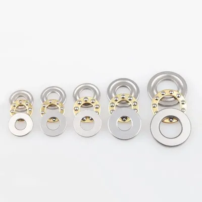 I/D 3/4/5/6/7/8/9/10mm Mini Axial Ball Flat Washers Thrust Bearing F3-8M F4-9M F4-10M F5-10M F5-12M F6-12M F7-13M F8-16M F10-18M