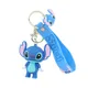 Cartoon Lilo & Stitch Silica Gel Keychains Disney Cute Doll Pendant Keyrings Lovely Stitch Key