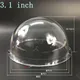 3.1 Inch Acrylic Indoor / Outdoor CCTV Replacement Clear Camera mini Dome Housing Cover