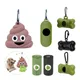 Waste Bag Dispenser for Dog Waste Carrier Green Black Pet Supply Accessory Dog Cat Small Tools Poop