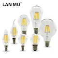 2W 4W 6W 8W E27 E14 Retro Edison LED Filament Bulb Lamp 220V-240V Light Bulb C35 G45 A60 ST64 G80