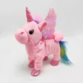 Plush Unicorn Toys for Girls Kids Walking Talking Plush Electric with Music Toy 35cm Cute Plush