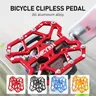 Durable Clipless Pedal Ultralight Anti-slip Classic Delicate Aluminum Bicycle Clipless Pedal