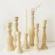 Wooden Candle Holder For Wedding Decorations Candlestick Decorative Candle Stand Party Living Room