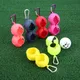 Golf Ball Silicone Sleeve Protective Cover Bag Holder With Carabiner For 46mm Balls Golf Accessories