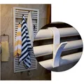 Kitchen Bathroom Hanger Clips Storage Racks White Clear Hanger Heated Towel Radiator Rail Clothes