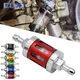 8mm/0.31" CNC Glass Motorcycle Gas Fuel Gasoline Oil Filter For ATV KTM Honda Kawasaki Husqvarna