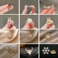 Fashion Small Brooch Pin Flower Animal Bow Brooches for Women Metal Lapel Pins Anti-glare Fixed