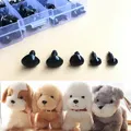 100pcs/box 8/9/11/13.5/15mm Mini Black Plastic Safety Triangle Nose for Toy Doll for Teddy Dog