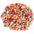 50PCs Silk Rose Artificial Flowers Head Mini Fake Flowers For Home Decor Garden Party Wedding