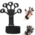 Finger Gripper Flex Gripster Guitar Hand Grip Exerciser Strengthener 6 Resistant Levels Expander