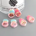 Mix 10pcs/pack Cute Angel Boy Girl Resin Earring Charms Locket Beads Cartoon Pendant For Keychain