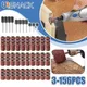 Sanding Drums Kit Sanding Band 1/2 1/4 3/8Inch Grinding Polishing Engraving Tool Bits for Dremel