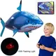 Inflatable Remote Control Shark Toys Air Swimming RC Animal Radio Fly Balloons Clown Fish Animals