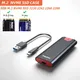 KingSpec M2 NVMe SSD Case 10Gbps HDD Box M.2 NVME SSD to USB 3.1 Enclosure Type-A to Type-C Cable