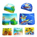 Boys Swimwear Cartoon2-10years Children's Summer Beach Swimsuit Boys Swimming Trunks Swimsuit