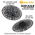 SRAM SX NX GX EAGLE 12-Speed Cassette Freewheel PG-1210 NX EAGLE PG-1230 11-50T SH HG XG-1275 10-52T