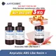 New 2 pieces/lot ANYCUBIC ABS Like+ UV Curing 405nm Standard Photopolymer Resin ABS 3D Resin High