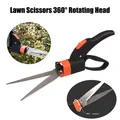 Multifunctional Gardening Mowers Scissors Sharp Tip 360 Rotation Garden Grass Trimming Shears