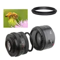 Metal Male thread to Male thread 49/52/55/58/62/67/72/77/82mm Macro Camera Lens Reverse Adapter Ring