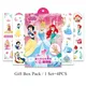 Disney Kids Temporary Tattoo Stickers Toy Princess Frozen Minnie Mouse Body Art Waterproof Car